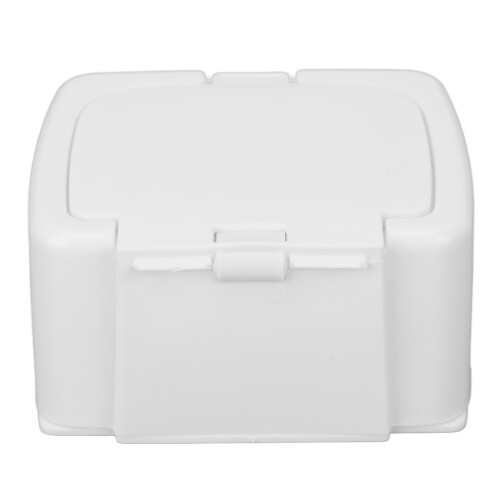 Baumwollpad-Container Staubdichter Rauten-Dispenser mit Abdeckung 1