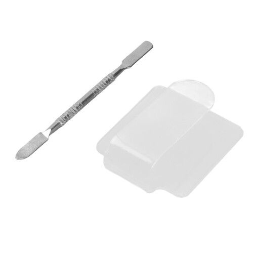 Transparente Acryl-Makeup-Palette mit Farbmischstab 1