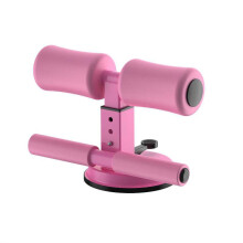 (Pink) Sit Up Assistant Fitness Abdominal Training Device Suction Cup Purple