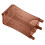 (Transparent Coffee) Wattepads-Spender ABS transparent staubdicht rund grau 4