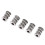 50 Stk. Wikingerbartperlen Legierung DIY Haarperlen Tubular 3