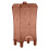 (Transparent Coffee) Wattepads-Spender ABS transparent staubdicht rund grau 5