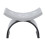 (Black) Supporto Braccia Unghie a U in Silicone Nero 1