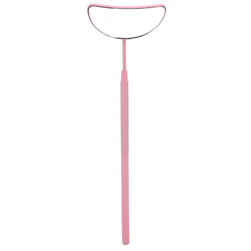 (Pink) Mondförmiger Wimpernspiegel mit abnehmbarem Griff