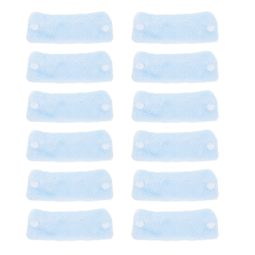 Coral 12Pcs Fleece Hair Rollers Heatless Curlers Styling