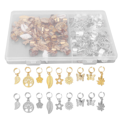 114st Dreadlocks Ringen Haarvlechten Cuffs Hangers