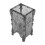 (Translucent Grey) Baumwollpadhalter Schmetterling Grau Aufbewahrungsbox 5
