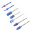 7x elektrische nagelboor bits keramisch blauw 2