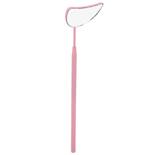 (Pink) Mondförmiger Wimpernspiegel mit abnehmbarem Griff 1
