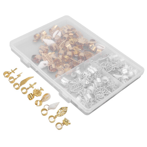 114st Dreadlocks Ringen Haarvlechten Cuffs Hangers 1