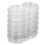6 Pcs Stackable Clear Jewelry Beads Storage Box 6 Layer 12 Grid 2