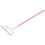 (Pink) Mondförmiger Wimpernspiegel mit abnehmbarem Griff 5