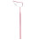 (Pink) Mondförmiger Wimpernspiegel mit abnehmbarem Griff 3