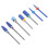 7x elektrische nagelboor bits keramisch blauw 5