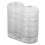 6 Pcs Stackable Clear Jewelry Beads Storage Box 6 Layer 12 Grid 4