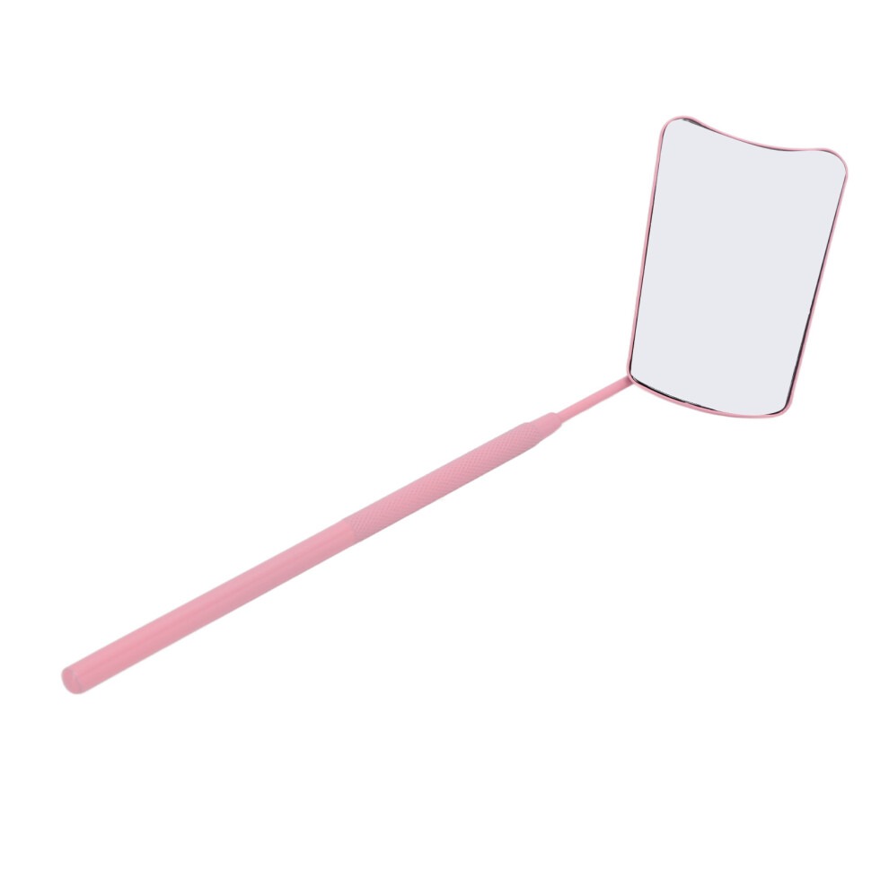 Pink/Golden () Fanshaped Eyelash Mirror Hd Stainless Steel
