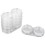 6 Pcs Stackable Clear Jewelry Beads Storage Box 6 Layer 12 Grid 5