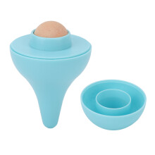 (Blue) Wiederverwendbarer Vulkangesteins-Face-Roller Rosa