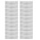 20x Haarschutz-PVC-Platte für Extensions 2