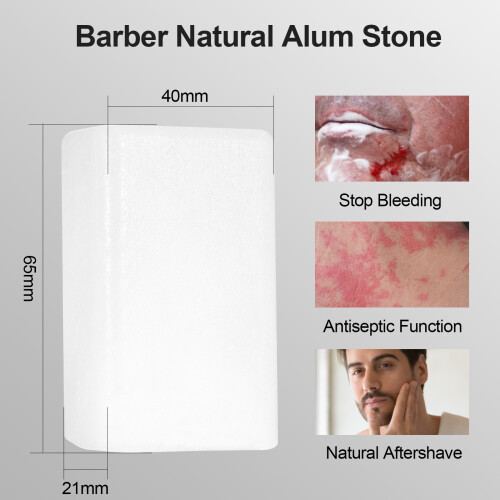 Aluminiumstein 100% Natürlich Geruchlos Rasierdeodorant 1