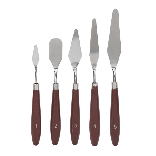 5 Pcs Wax Spatulas Multifunction Cake Scraper