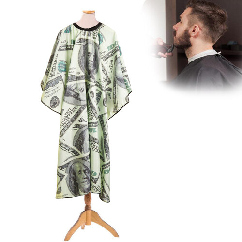 Retro Reusable Anti-Static Barber Cutting Cape