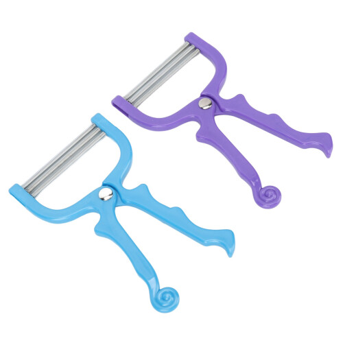 2pcs Face Epilator Spring Portable Hair Removal Lips Eyebrow 2