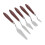 5 Pcs Wax Spatulas Multifunction Cake Scraper 4