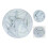 (Gray) Lightweight Foldable Gray Hair Cutting Cape 4