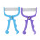 2pcs Face Epilator Spring Portable Hair Removal Lips Eyebrow 2