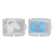 Set 2 Tappi Orecchie Silicone Riutilizzabili Custodia