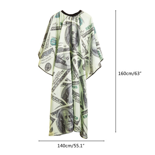 Retro Reusable Anti-Static Barber Cutting Cape 2