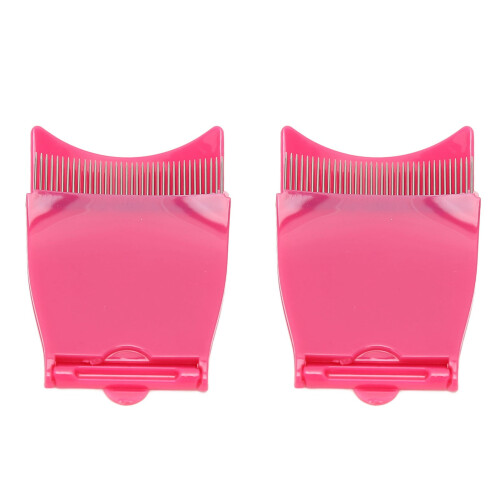 2x Draagbare Vouwbaar Wimperkam