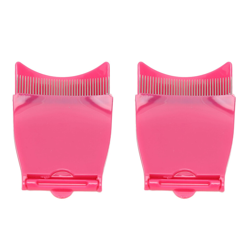 2 Pcs Portable Folding Eye Lash Comb Eyelash Separator