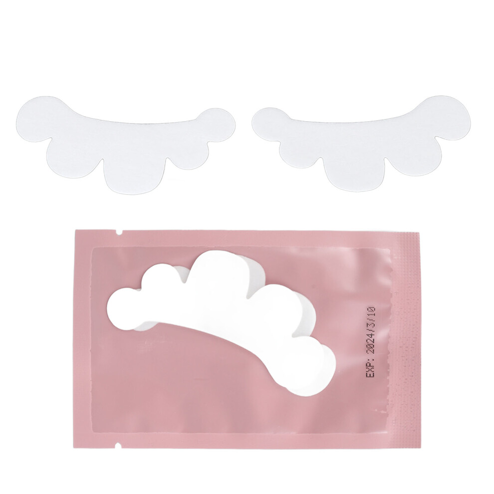 100 Pairs Grafted Eyelashes Isolation Pads Petal Shape