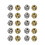 20x Legierungs-Bartperlen Retro-Haar-Tube DIY-Schmuck 1