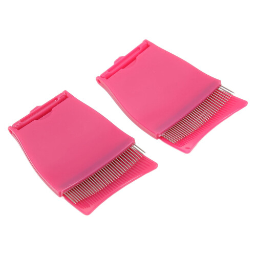 2x Draagbare Vouwbaar Wimperkam 1