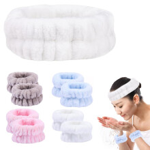 Microvezel Make-up Hoofdband & Polsband Set Voor Dames