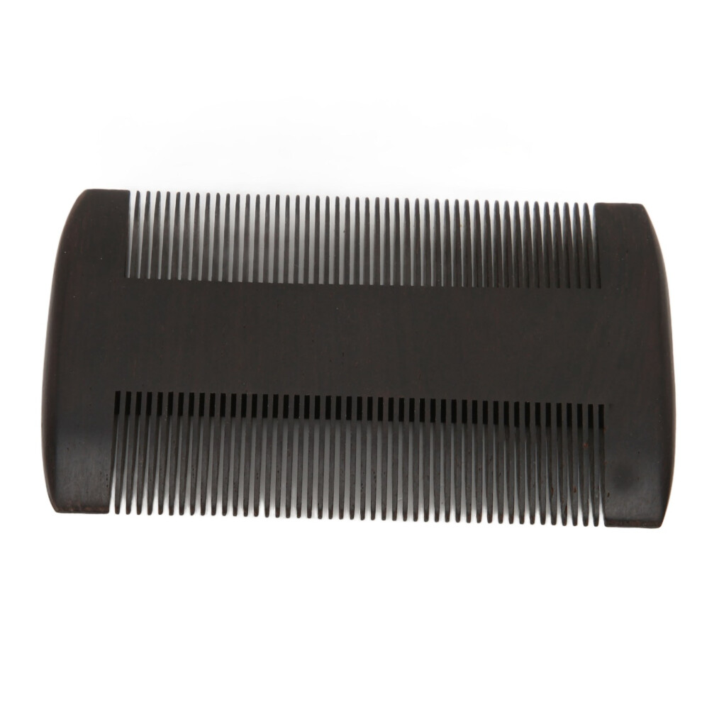 Unisex Men Beard Comb African Blackwood Double Sided Fine Teeth Lice Comb