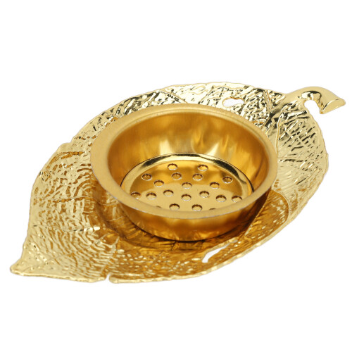 Arabische Goldene Weihrauchschale Handdeko