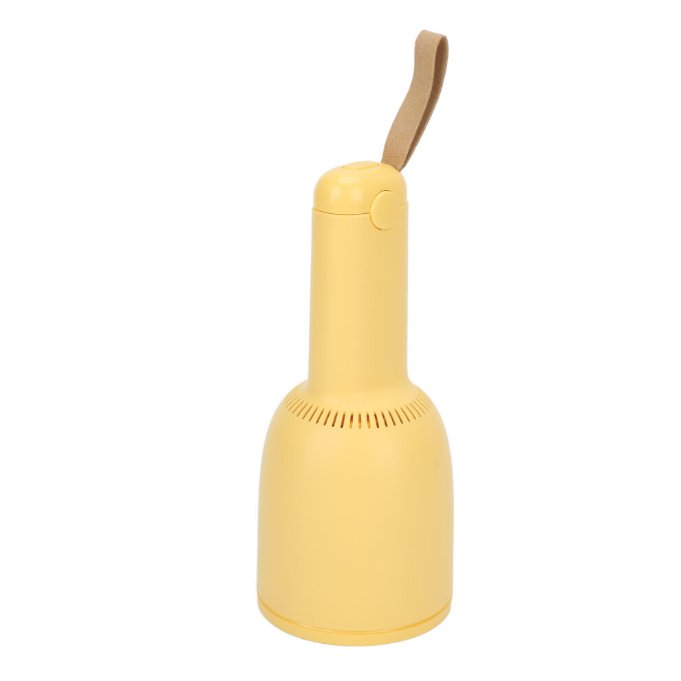 (Yellow) Portable Nail Dust Collector Strong Suction Desktop Vacuum Yellow 461605100333