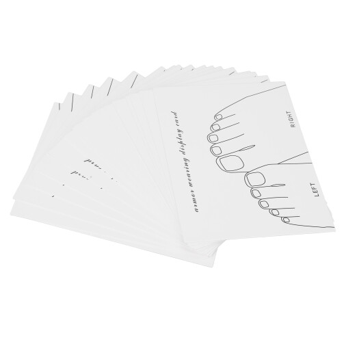 20x Nagelfarbkarte für Maniküre-Display