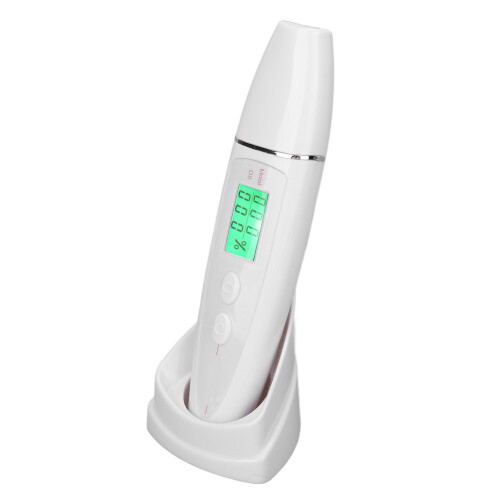 (White) White Digital Smart Skin Tester Pen 2