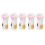 (White) 5x Silicone Cat Paw Cuticle Scissors Covers Yellow 2