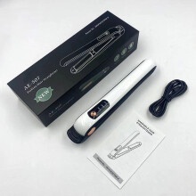 (Black and White) Haarlakker USB-oplaadbaar, instelbare temp.