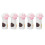 (White) 5x Silicone Cat Paw Cuticle Scissors Covers Yellow 3