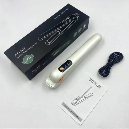 (White) Haarlakker USB-oplaadbaar, instelbare temp.