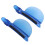 2x Hitzeisolierung Blau Perücken-Extension Clips 5