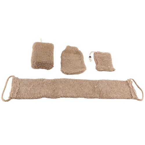 Exfoliërende Jute Rugscrubber Gift Set 1