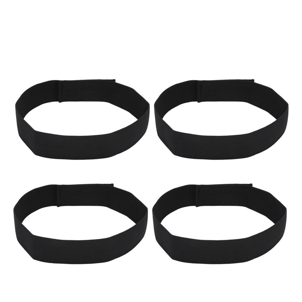 Unisex 4Pcs Wig Edges Elastic Bands 3.5Cm Stretch For Beauty Salon